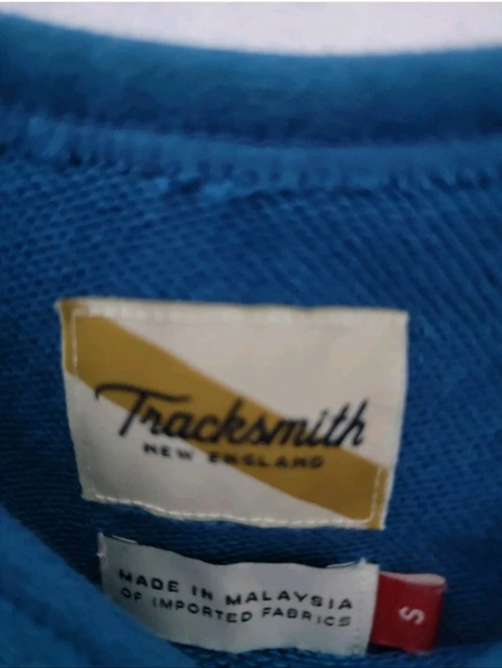 TRACKSMITH Women’s Trackhouse Crewneck - VAULTED Blue WT6090 - Size S